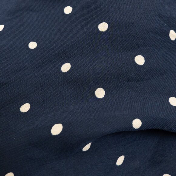 Aritzia Babaton Lexia Navy Blue Polka Dots Maxi Wrap Dress - Picture 8 of 13